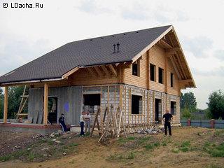 Cтроительство дома из пенобетонных блоков (ф. «Загородный дом»)
